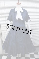 【Sale商品】セーラーティアードワンピース【紺】