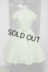 【Ｓａｌｅ】アリス・フェブラリィ・ワンピース【60丈・ギンガム草色】