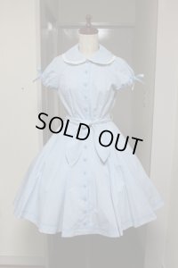 【Ｓａｌｅ】アリス・フェブラリィ・ワンピース【50丈・ギンガム水色】