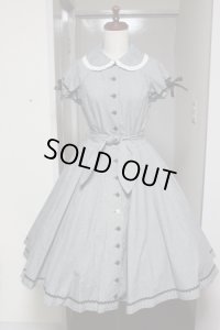 【Ｓａｌｅ】アリス・フェブラリィ・ワンピース【60丈・ギンガム黒】