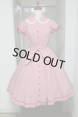 【Ｓａｌｅ】アリス・フェブラリィ・ワンピース【６０丈・ギンガム赤色】