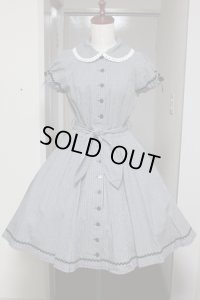 【Ｓａｌｅ】アリス・フェブラリィ・ワンピース【50丈・ギンガム黒】