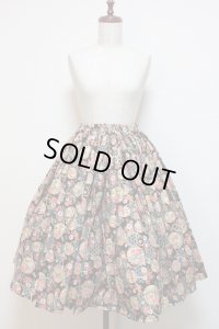 ハンドメイドギャザースカート【和柄・60c丈】