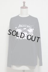 アイドルベア長袖Tシャツ【ネイビー×ナチュラルピンク】