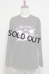 アイドルベア長袖Tシャツ【チョコレート×ナチュラルピンク】