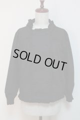 【Sale50％OFF】フード付長袖BL【黒】