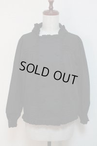 【Sale50％OFF】フード付長袖BL【黒】