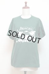 【Sサイズ】アイドルベアＴシャツ【グリーン×ナチュラルピンク】