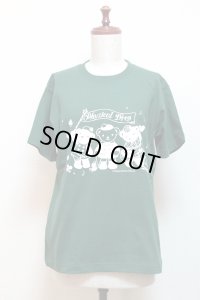 【Sサイズ】アイドルベアＴシャツ【グリーン×ナチュラルピンク】