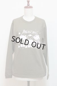 アイドルベア長袖Tシャツ袖口リブタイプ【オリーブ×ナチュラルピンク・Sサイズ】