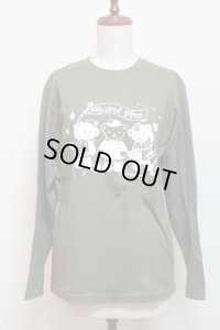 アイドルベア長袖Tシャツ【オリーブ×ナチュラルピンク】