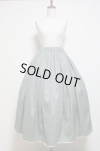 【Ｓａｌｅ】ハンドメイドギャザースカート【グリーン千鳥柄・84c丈】