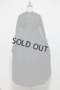 【Sale30%オフ】ガーデンワンピース【黒ストライプ】