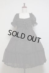 【Sale商品】シャーリングハイウエストワンピース【シフォン・茶】