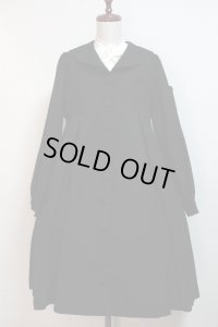 【Sale30%オフ】セーラーコート【黒ジョーゼット】