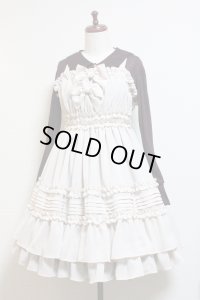 【Sale50％OFF】シャーリングJSK【ジョーゼット・生成】
