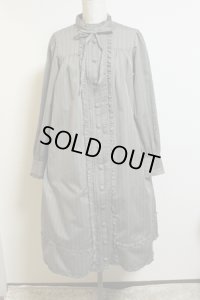 【Sale50％OFF】チュニックOP（茶ストライプ）