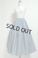ハンドメイドギャザースカート【デニム・８０c丈】