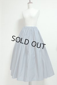 ハンドメイドギャザースカート【デニム・８０c丈】