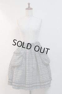 【Sale 50% OFF】ポケット付SK【グレーチェック】
