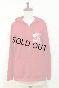 【Sale 30%　OFF】PhysicalDropパーカー【レッド・Sサイズ】