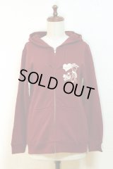【Sale 30%　OFF】PhysicalDropパーカー【バーガンディ・Sサイズ】