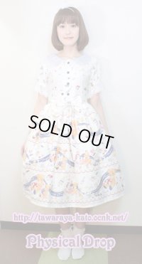 くまのハッピーマーチOP+ペチコートset【オフ白系】