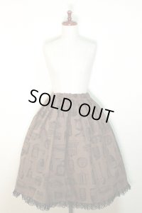 ハンドメイドスカート【キッチン柄・56丈】