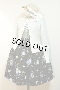 ハンドメイドスカート【エンジェルブーケ柄・57丈】
