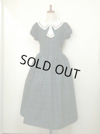 デイリーワンピース【紺系チェック・117丈】