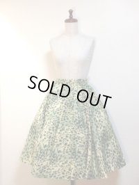 ハンドメイドサーキュラースカート【ヒョウ柄・60丈】