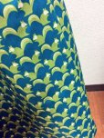 画像2: ハンドメイドギャザースカート【りすりすりす！柄グリーン系・64c丈】 (2)