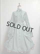 アンティークドールワンピース（ペチコートset）【若草色】