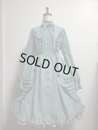 アンティークドールワンピース（ペチコートset）【若草色】