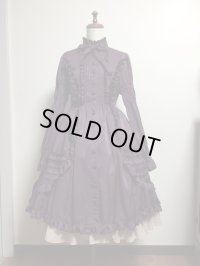 アンティークドールワンピース（ペチコートseｔ）【ボルドー】