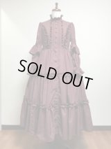 アンティークロングドレス【ボルドー】