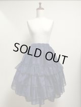 【30％OFF】ペチコート☆パニエ【ナイトブルー】