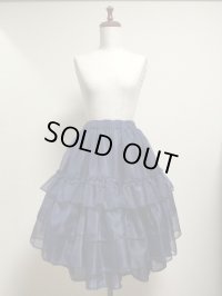 【30％OFF】ペチコート☆パニエ【ナイトブルー】