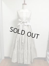 ロングティアードワンピース【生成り】