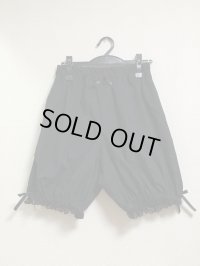 ハンドメイドドロワーズ【黒・45ｃm丈】