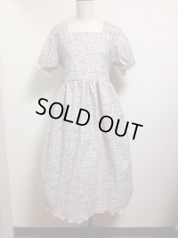 【30％OFF】デイリーワンピース【リボン柄・着丈100ｃｍ】
