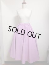 ハンドメイドサーキュラースカート【チェリーピンクギンガムチェック・75ｃm丈】