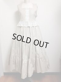 【50%オフ】ロングティアードワンピース【生成】
