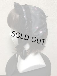 【受注予約品〜９月３日迄】エンジェルブーケパネル柄ハーフボンネット