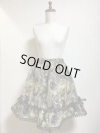 猫ゴブラン柄ハンドメイドスカート【50ｃm丈】　