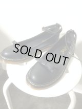 【セレクト商品】甲リボンバレエシューズ・足首ベルト付き【黒・ＸＬ】