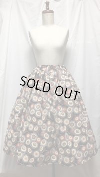 ハンドメイドスカート・傘柄【67ｃm丈】　
