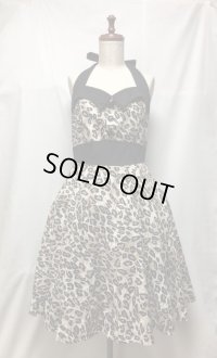 【セレクト商品】豹柄ワンピース【74c丈・送料込】