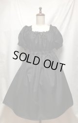 デイリーシャーリングワンピース【黒・91c丈】