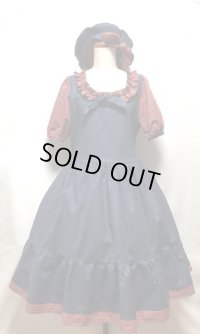 デイリーワンピース【デニム×チェック柄・１０２c丈】